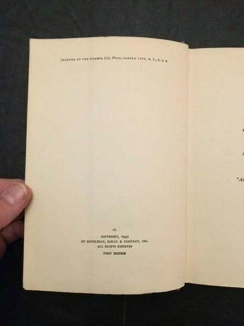 RARE! *THIS FORTRESS* Manning Coles 1942 HC/1st Ed STATED- spy novel, world war