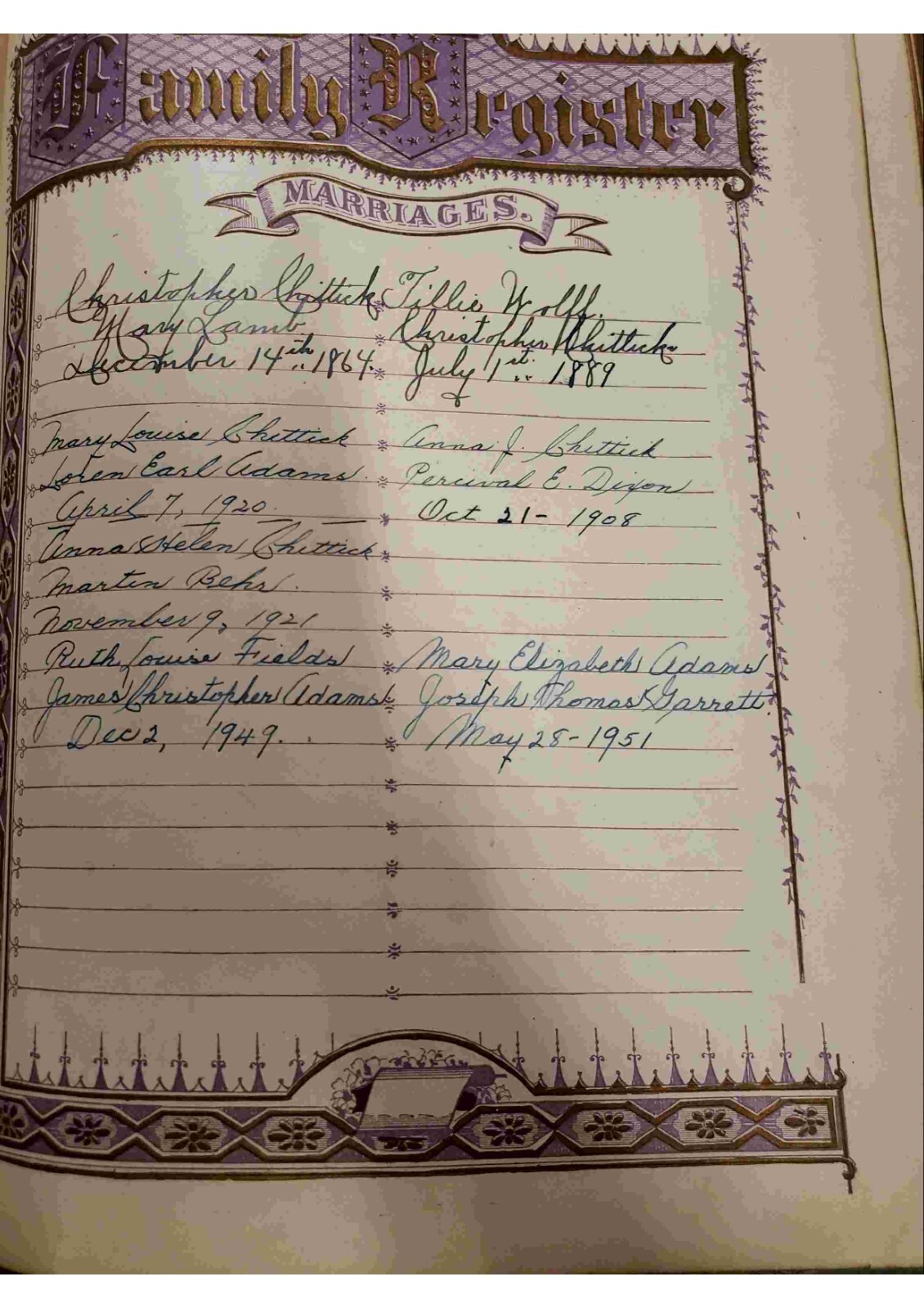 Adams Family Bible (Bible Rescue #905)