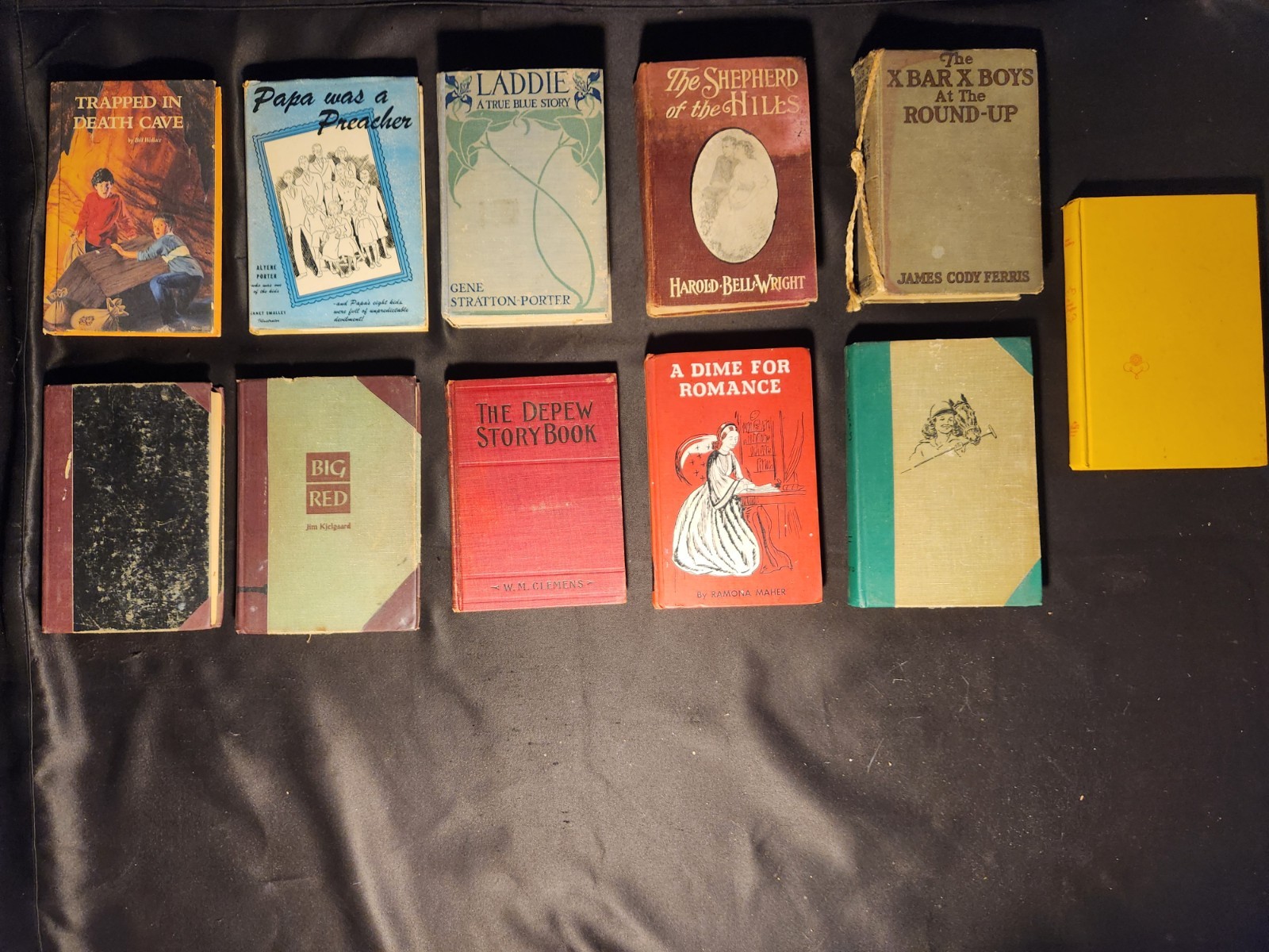 VINTAGE SET OF 11 Novels – Various Authors & Topics – Stories & Fiction – USED