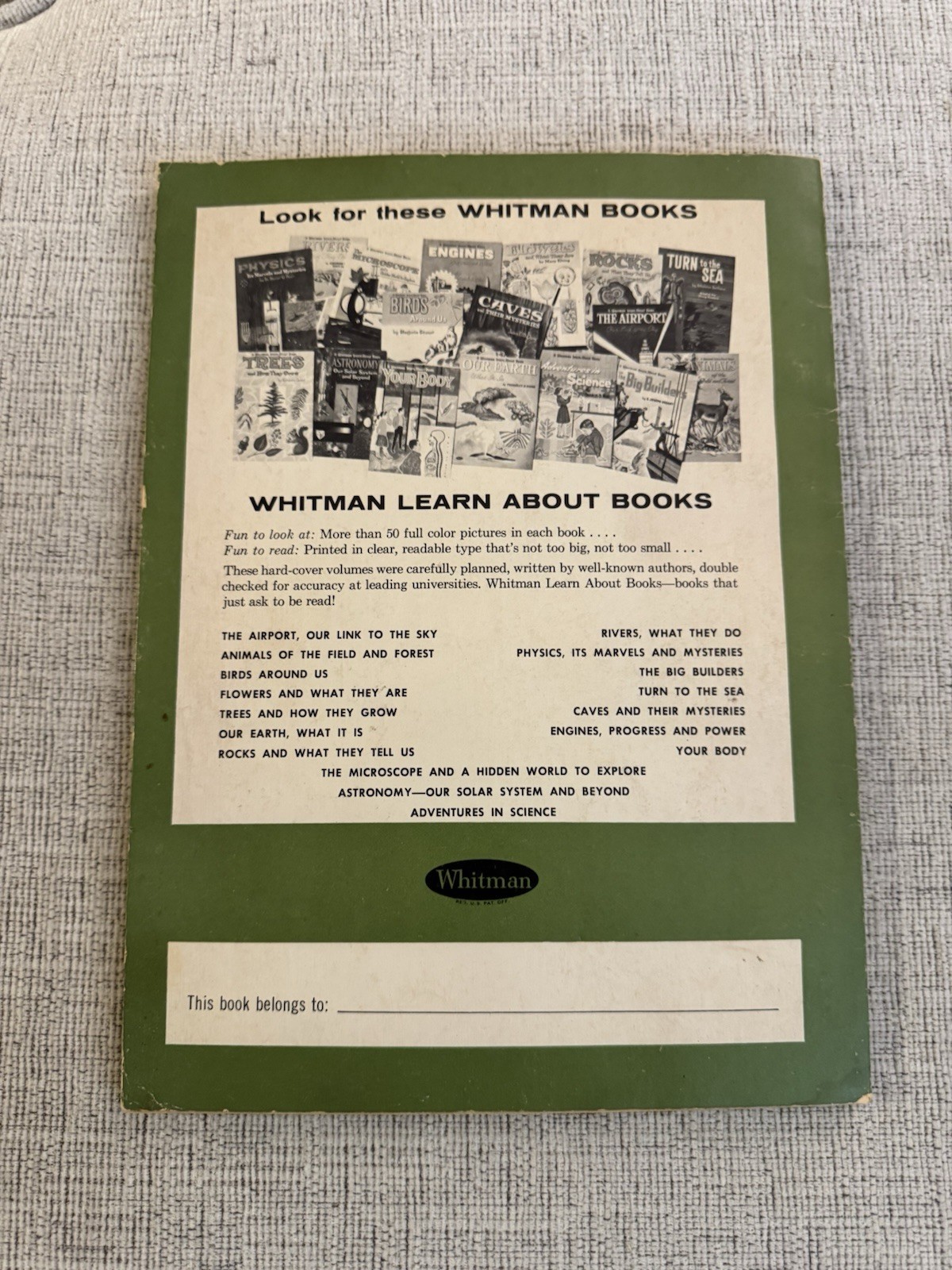 Vintage 1965 Say It In French Vol II Whitman Help Yourself Workbook Ages 6-9