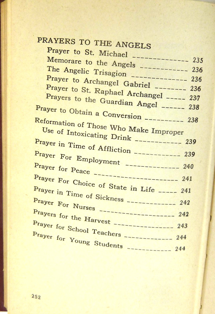 1947 Catholic WATER FROM THE FOUNTAINS OF THE PRECIOUS BLOOD, HB, Pocket Size