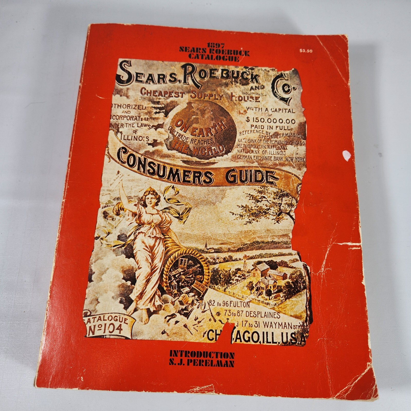 1897 Sears Roebuck Catalogue Consumers Guide Soft Cover Book Reprint 1976