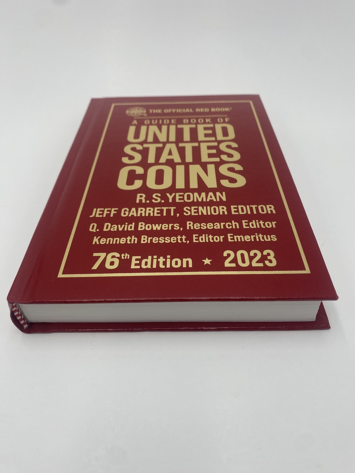 A Guide Book of US Coins 2023 The Official Red Book Hardcover 76 th Edition New.