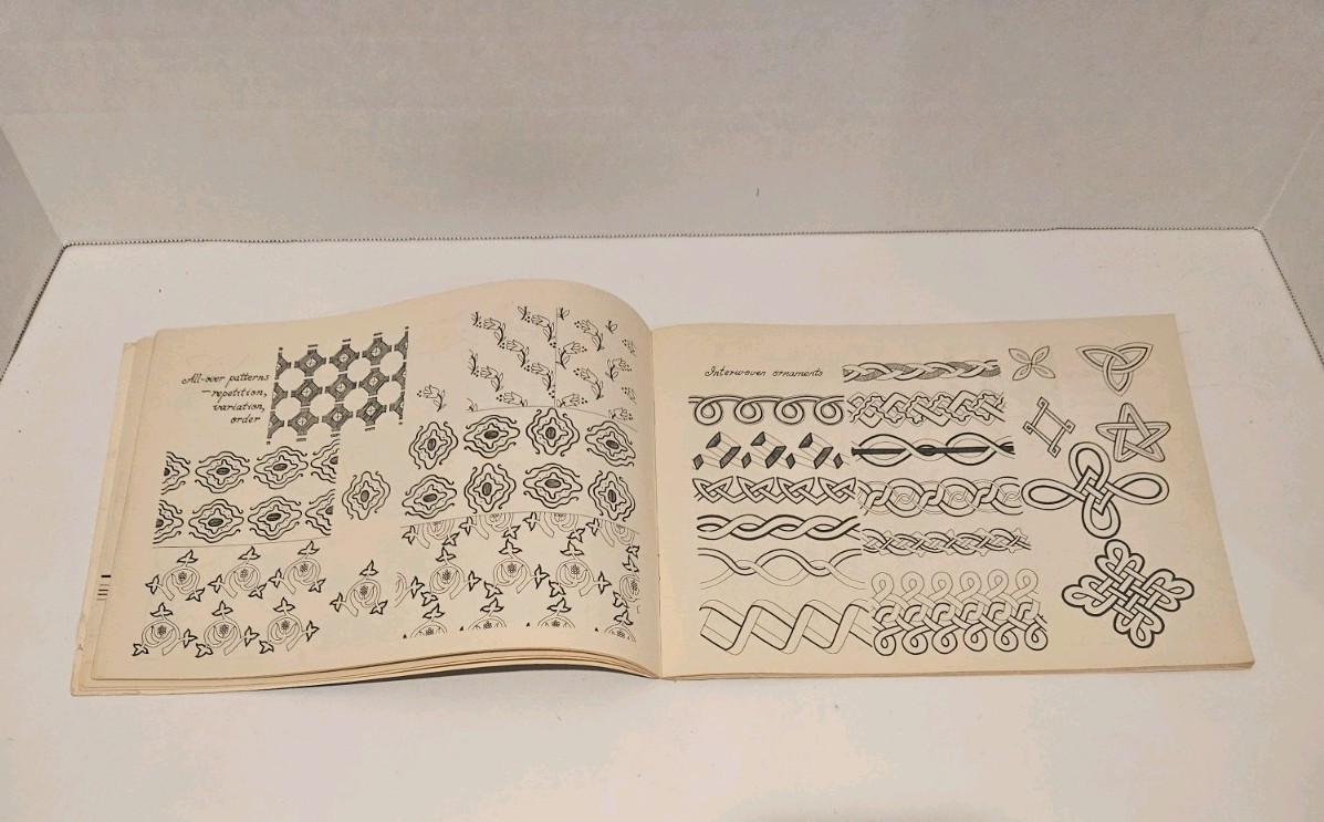 Midcentury Pitman Drawing Series: Decorative Design by Fritzi Brod, Near Fine