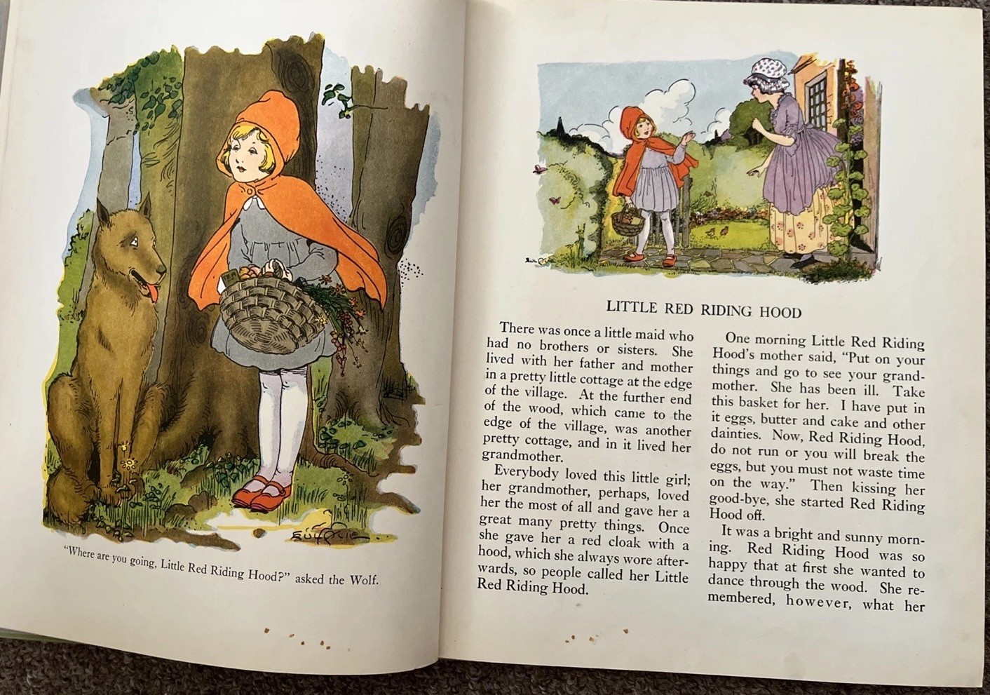 Vintage 1933 Stories Children Love Hardcover Book, Platt & Munk Co. No.100D. F