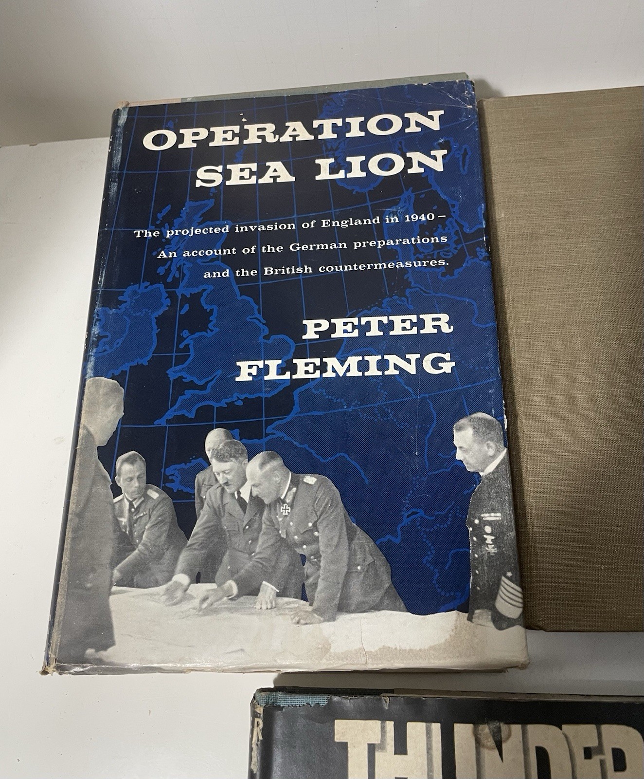 5 WWII Hardcover Books – Operation Sea Lion, General Ike, Thunderbirds, Nautilus