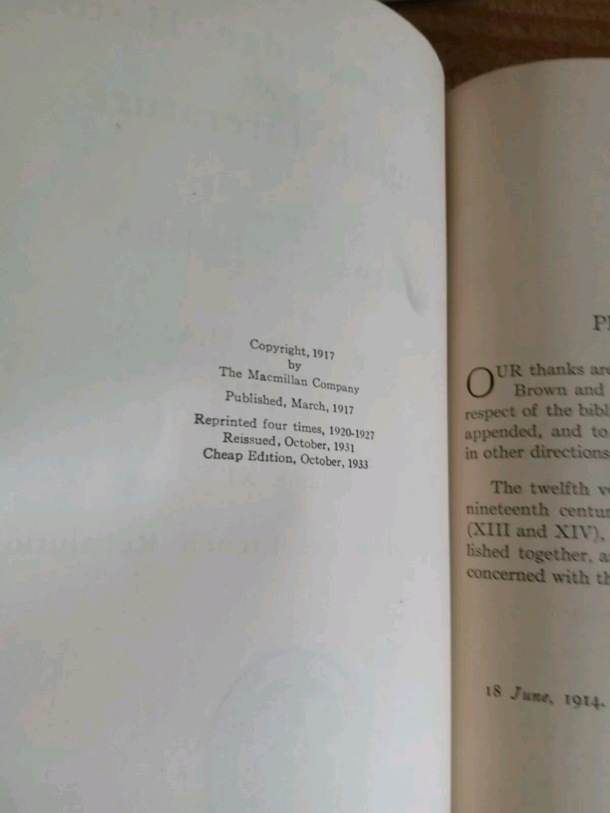 1933 CAMBRIDGE HISTORY HARDCOVER 10 BOOK PARTIAL SET LOT(2-11)