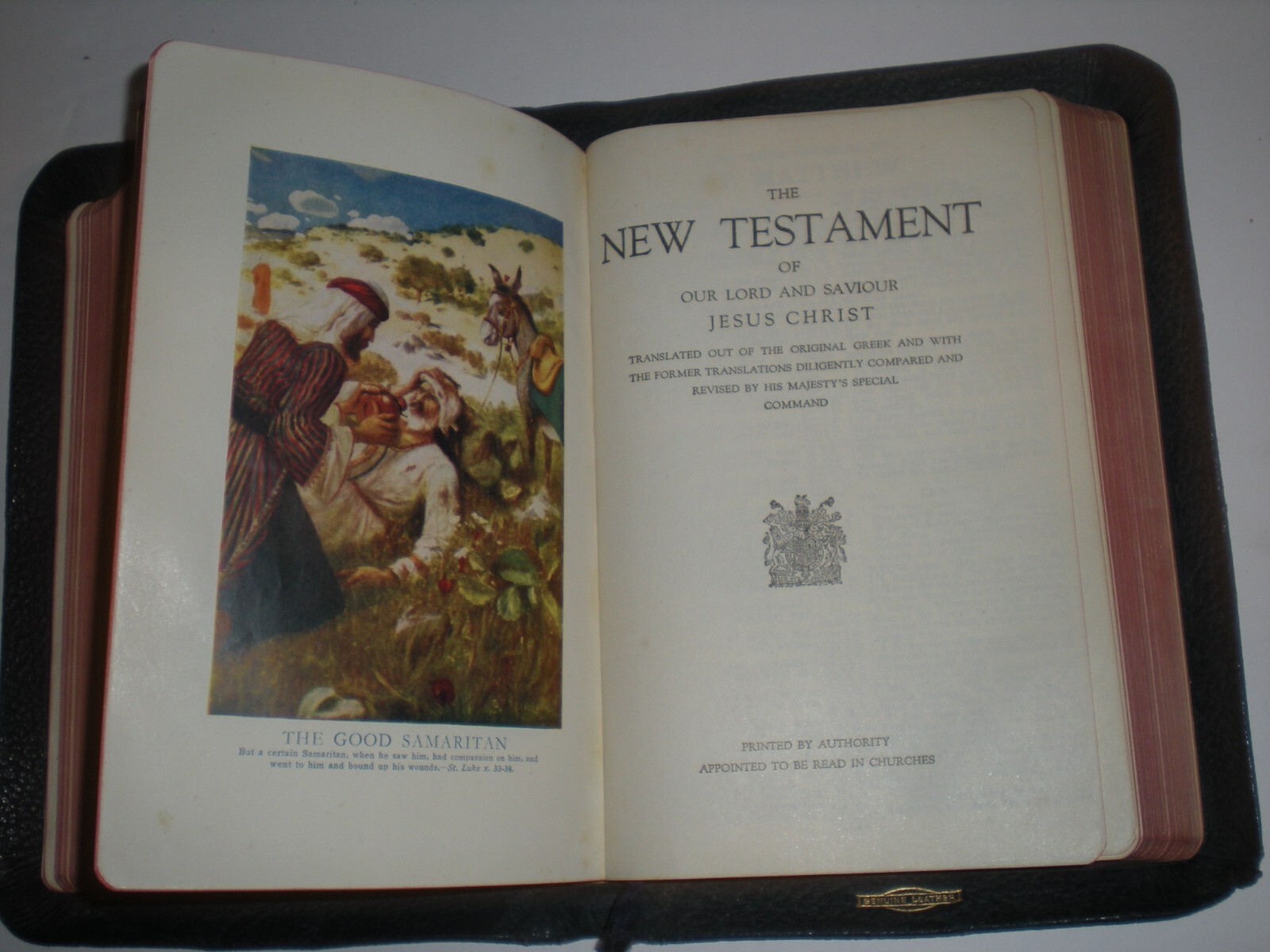 Presentation Holy Bible dist. by The Masonic History Company Chicago Ill. vtg