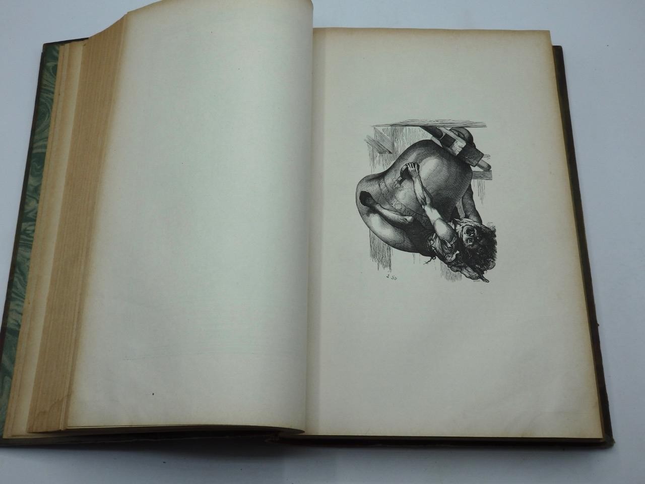 c1880 HUNCHBACK of NOTRE-DAME in FRENCH – Victor Hugo VERY CLEAN Leather Binding