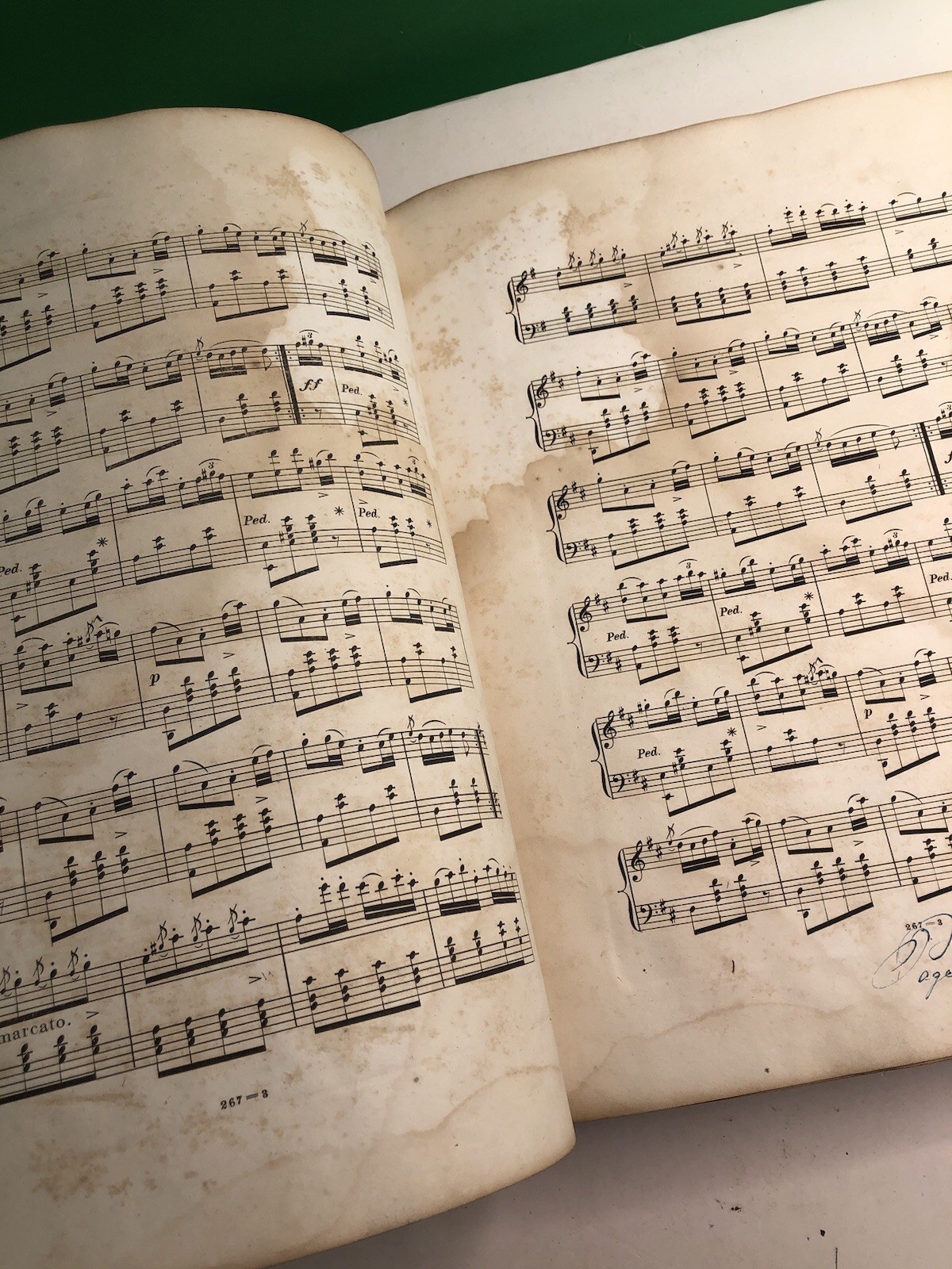 RARE Antique Bound Book of Various Sheet Music Circa Mid 1800’s Custom