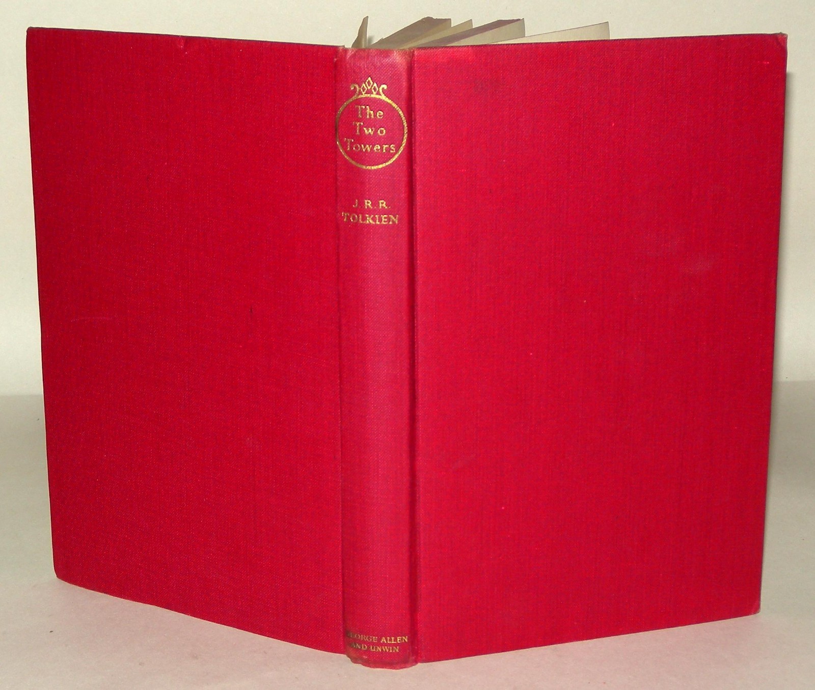 The Two Towers Tolkien 1957 1st Ed 5th Imp HB DJ Allen & Unwin
