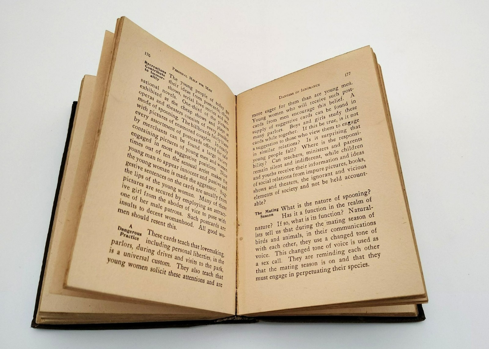 1918 Personal Help for Men Antique Self Help Book Thomas Shannon Vintage Advice