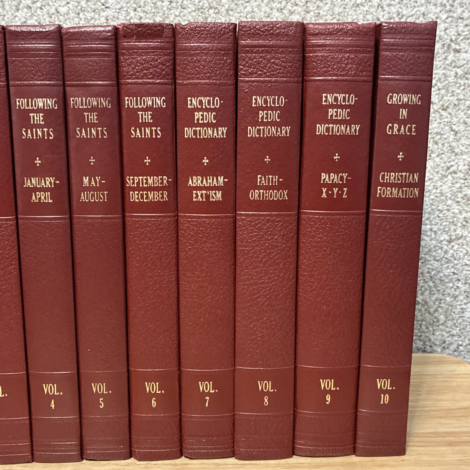 The Catholic Layman’s Library 10 Volume Set COMPLETE 1970 Hardcover Vintage