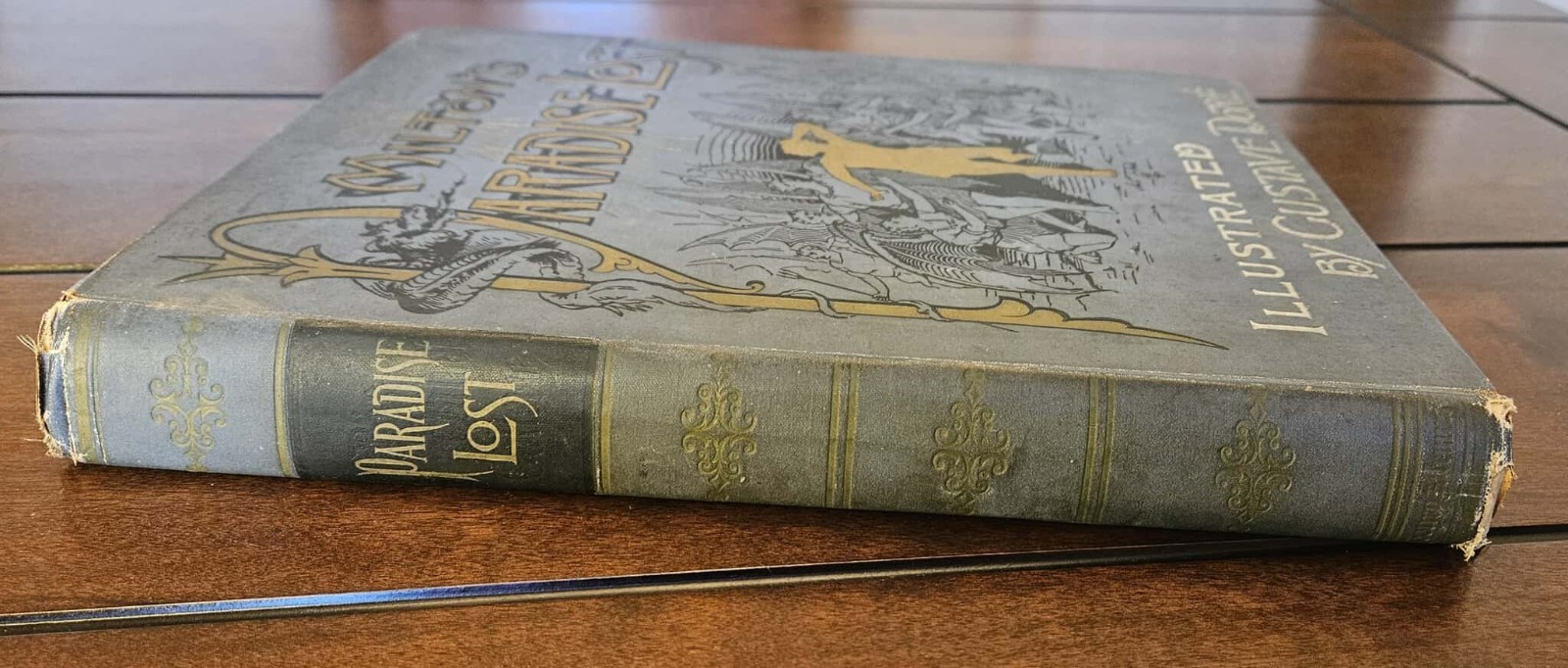 1880 John Milton’s Paradise Lost Illustrated by Gustave Doré Book Antique Rare
