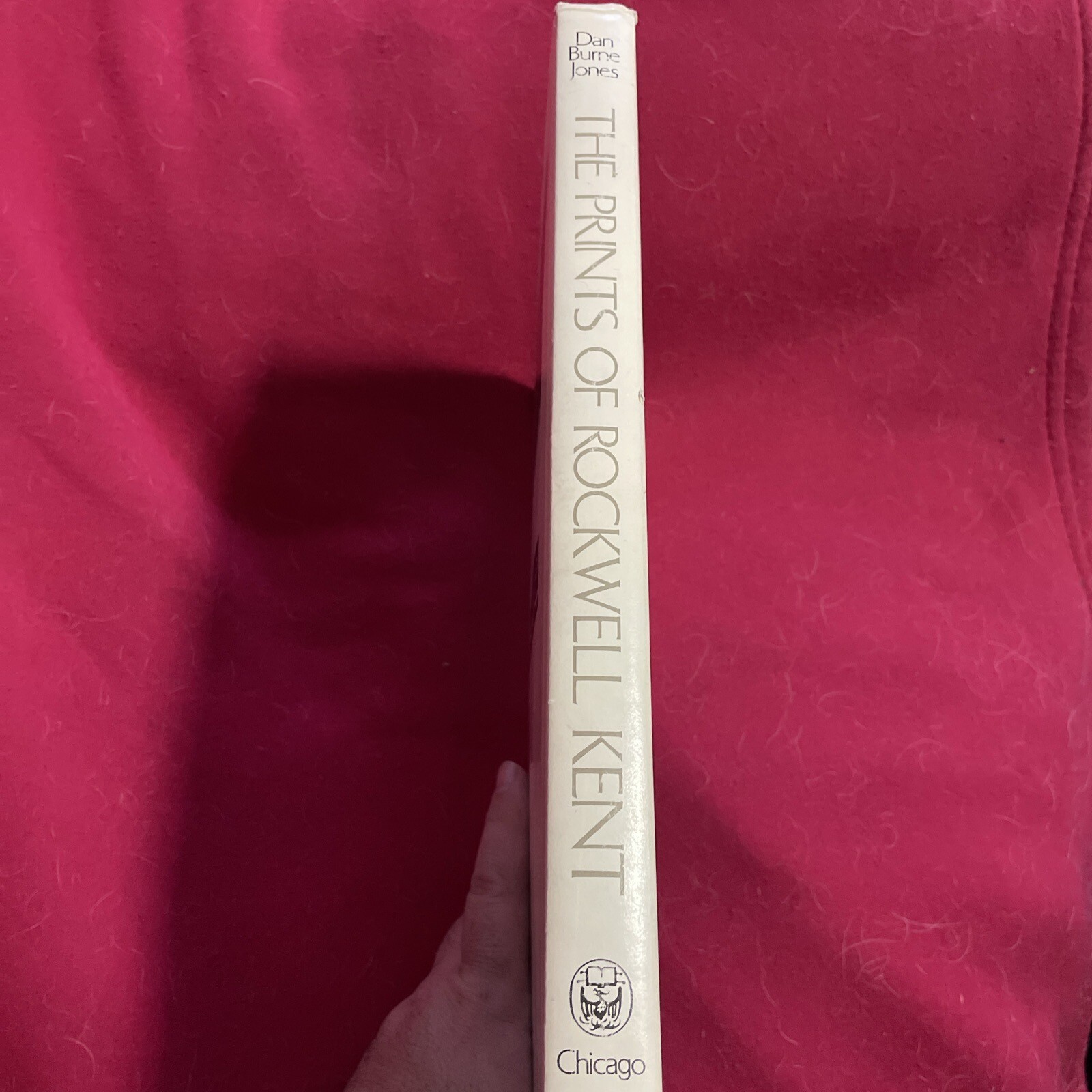 1975 Dan Burne Jones The PRINTS OF ROCKWELL KENT CATALOGUE RAISONNE HC DJ VG