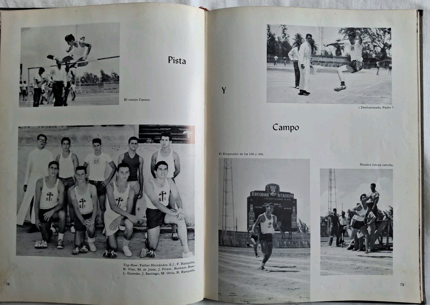 ORIGINAL “COLEGIO SAN IGNACIO” PUERTO RICO VINTAGE 1960 SCHOOL YEARBOOK RARE HTF