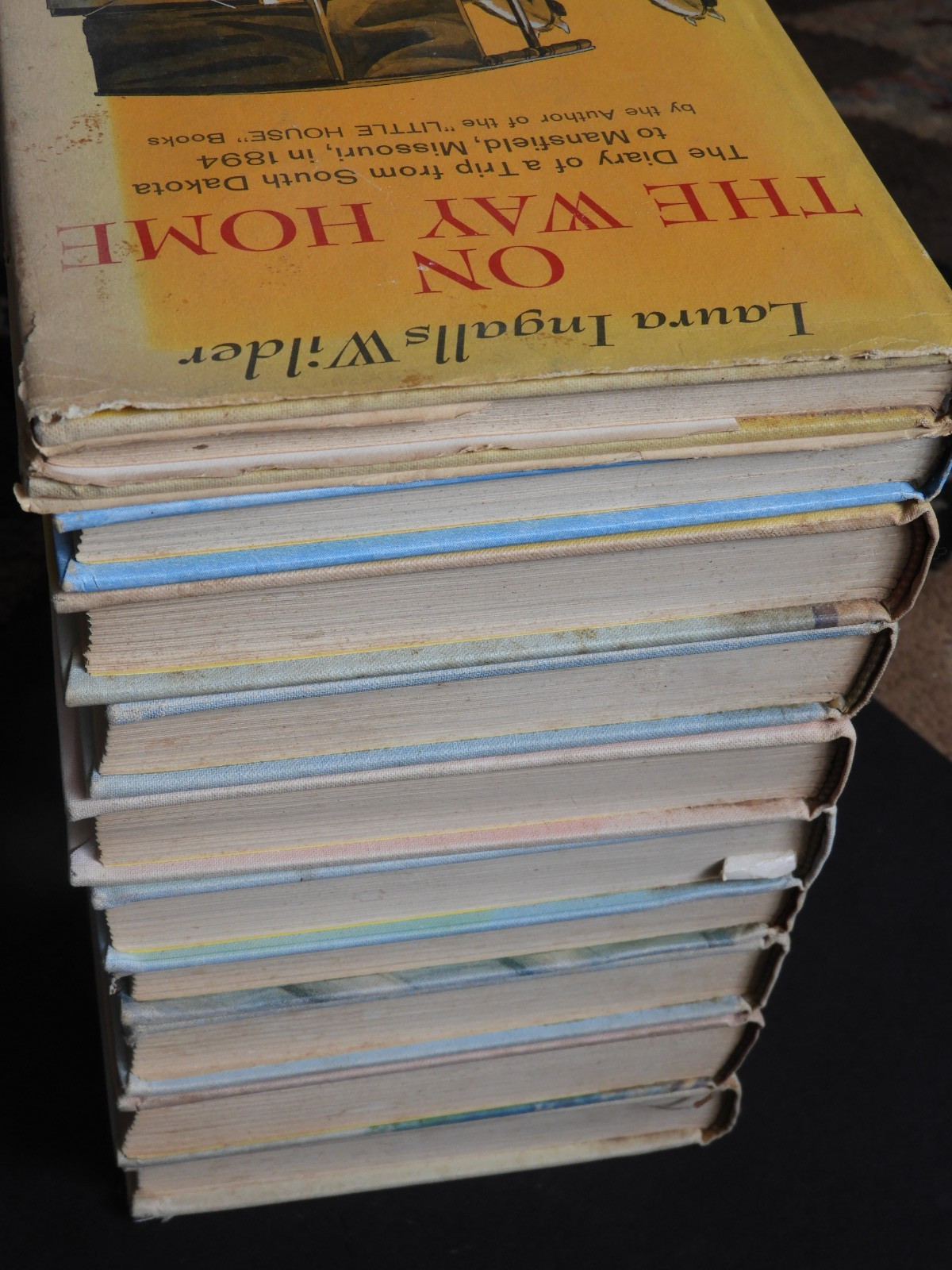 Little House on the Prairie Laura Ingalls Wilder Lot of 10 books HC 1953 Vintage