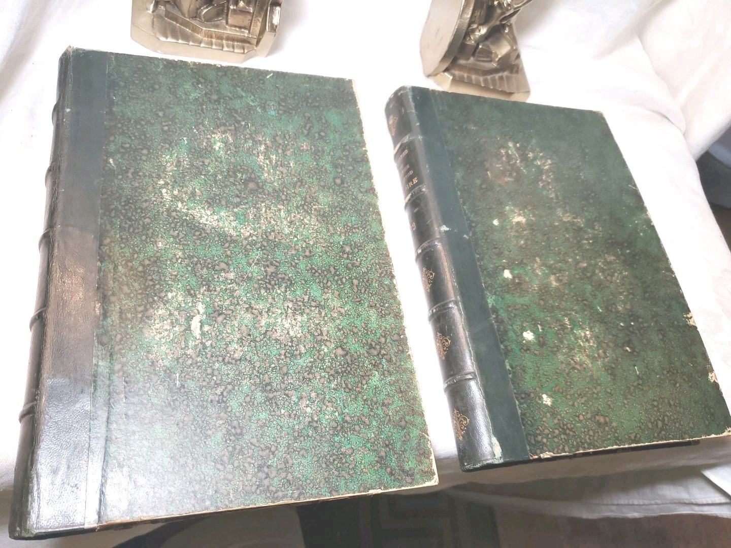 Old Leather 2 Volumes French Paris Histoire Du Second Empire / Taxile DELORD