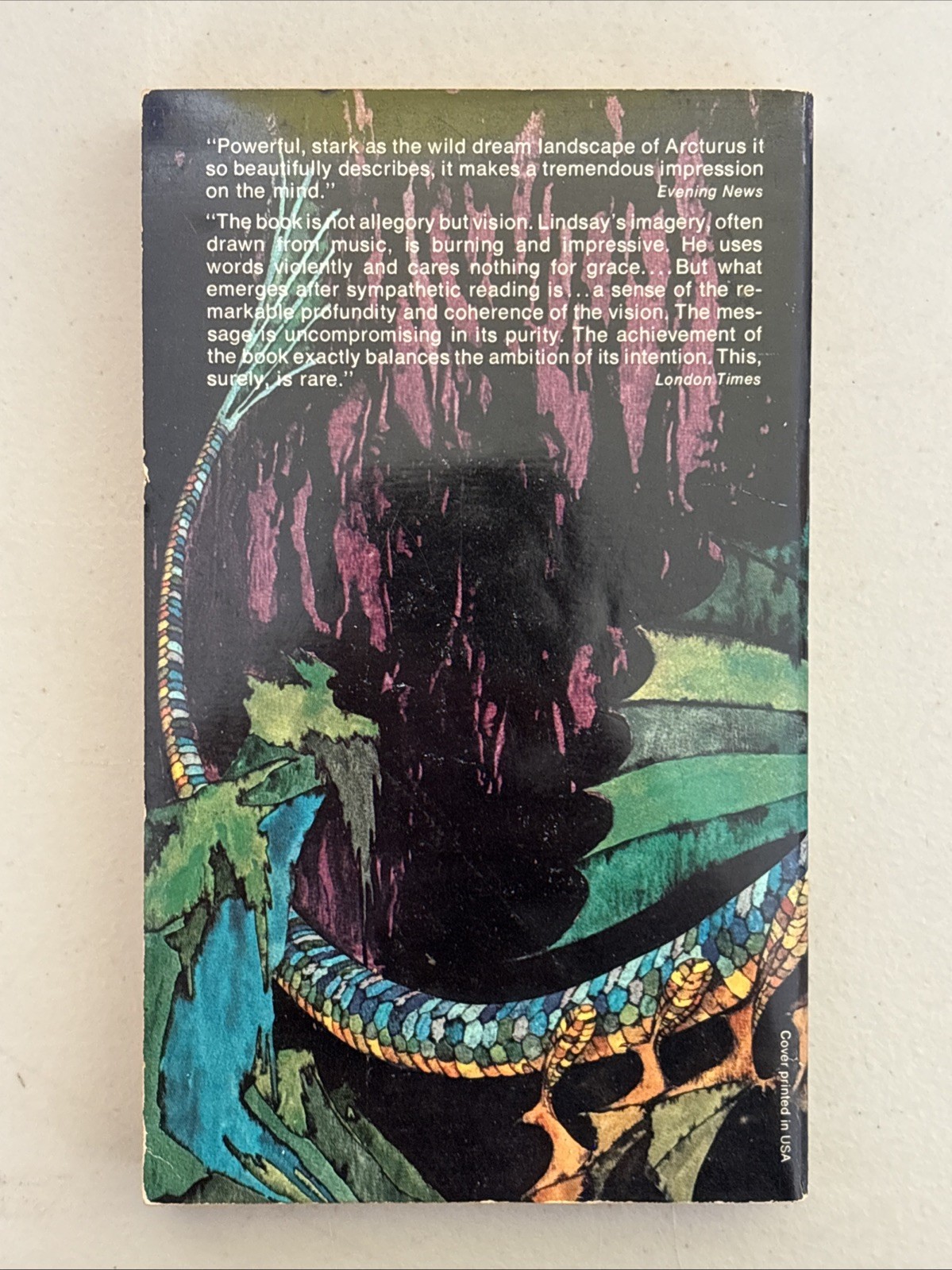 A Voyage to Arcturus by David Lindsay 3rd print 1973 Ballantine Fantasy