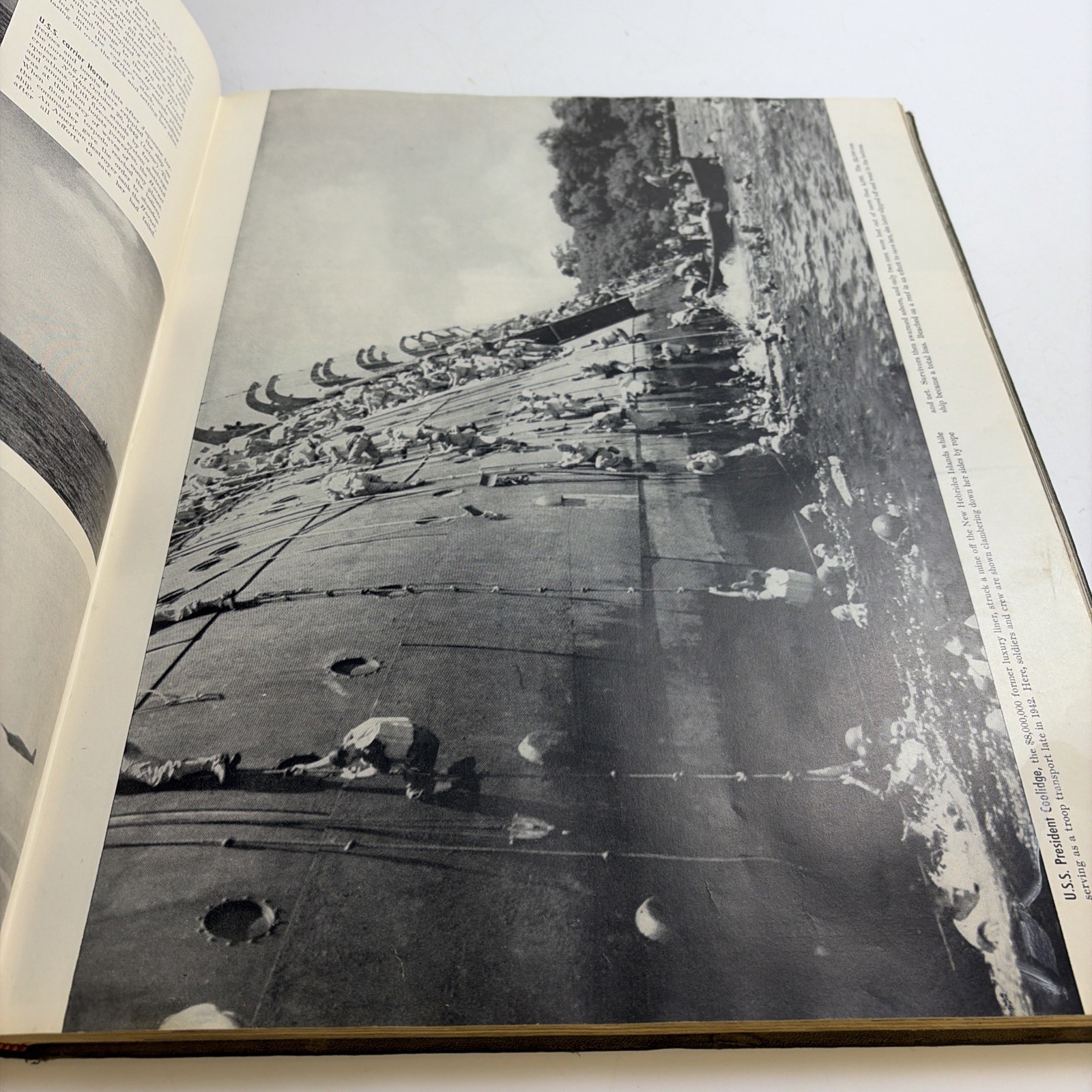 Vintage Collier’s Photographic History of World War II Hardcover Photo Book