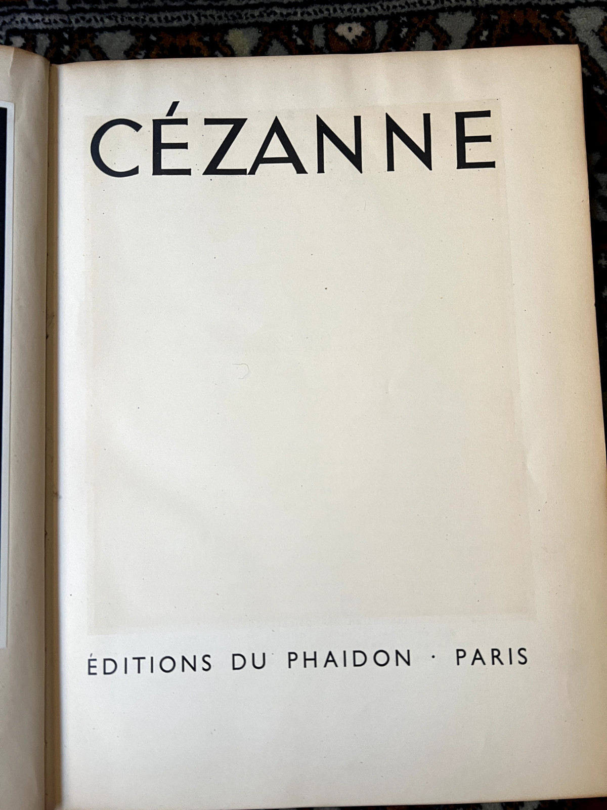Cézanne by Fritz Novotny- Phaidon Books- 1948