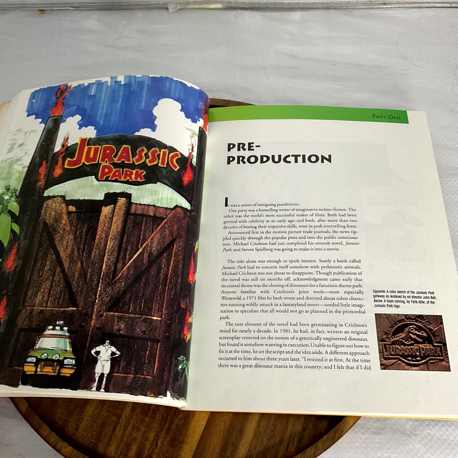 Lot of 2 The Making of Jurassic Park Movie Don Shay Jody Duncan 1993 First Ed