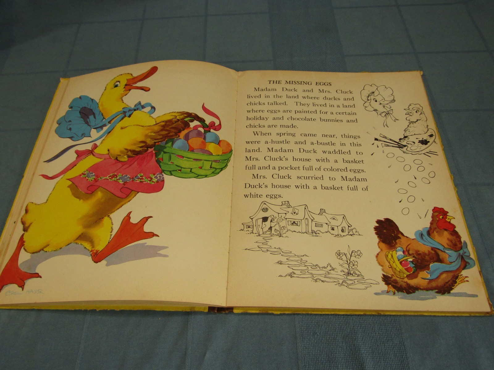 The Goody-Good Book of Stories #789 Saalfield Publishers 1943 Illust. Ethel Hays