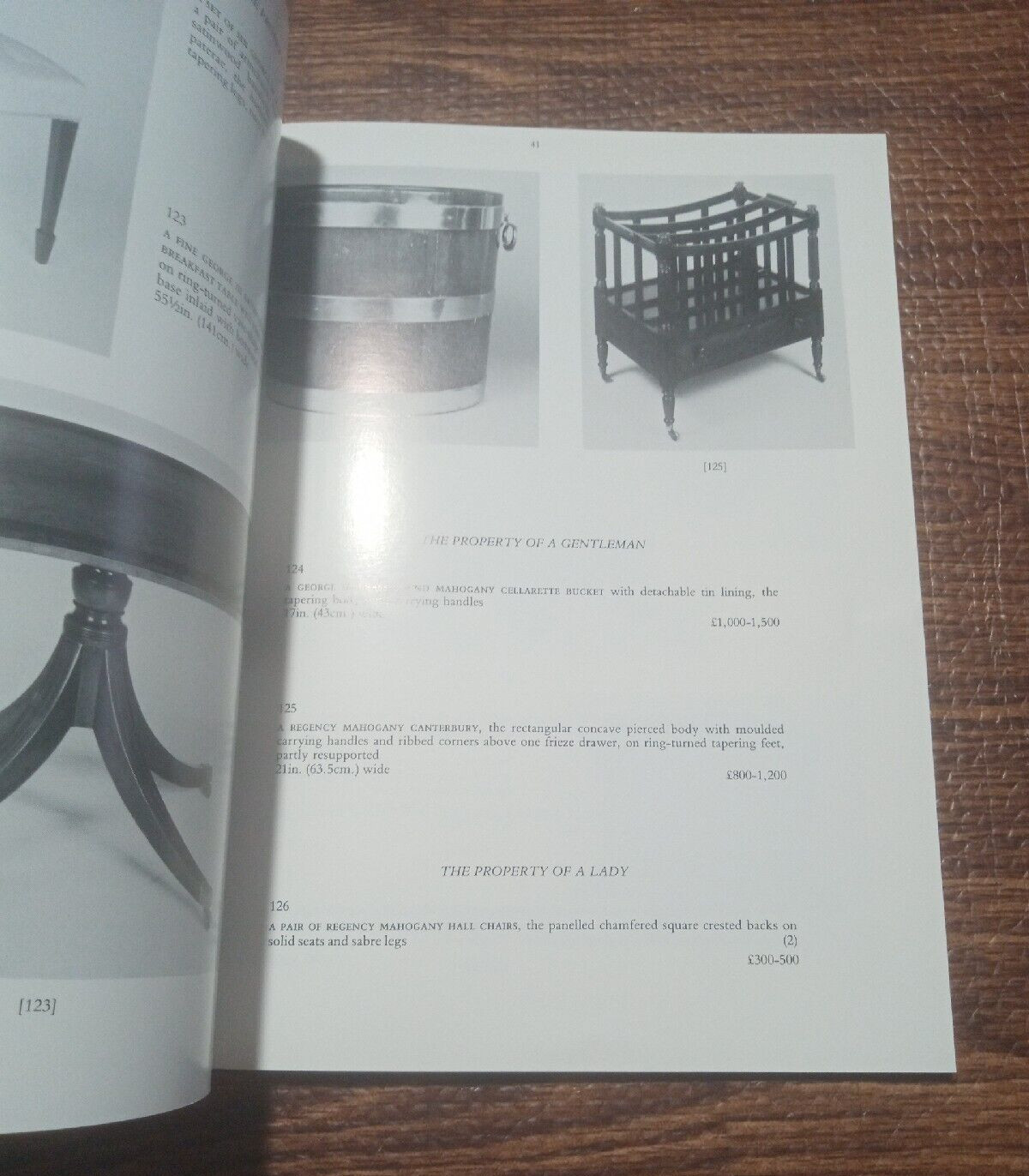 CHRISTIE’S LONDON – FINE ENGLISH FURNITURE & CARPETS THURSDAY 31 JANUARY 1985