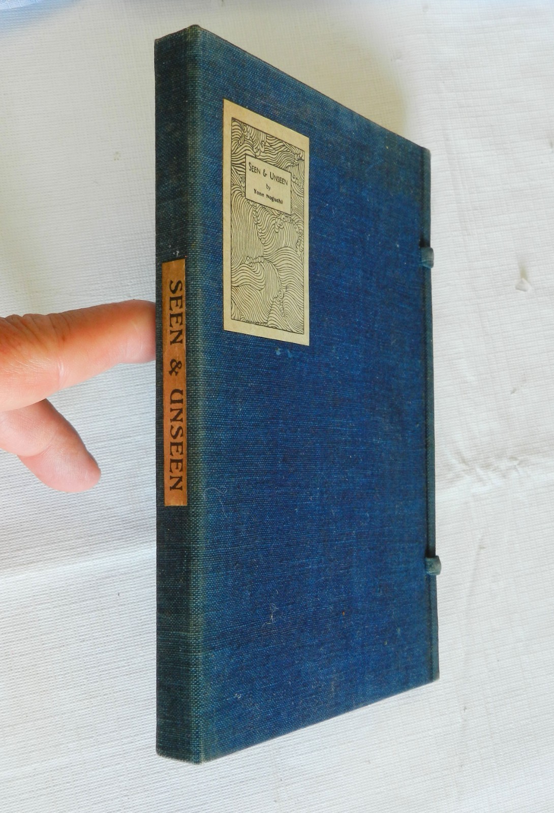 1920, Seen & Unseen, Or Monologues of a Homeless Snail by Yone Noguchi LIM SB EX
