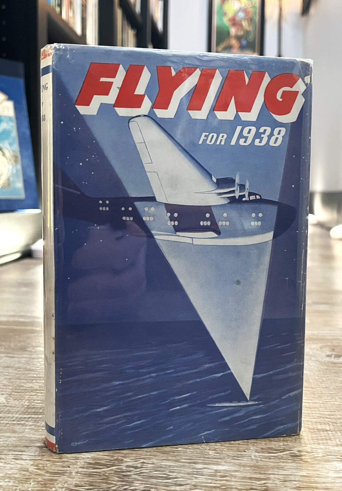 FLYING For 1938 HCDJ Aviation Vintage Illustrated Mingos Military Planes G-VG