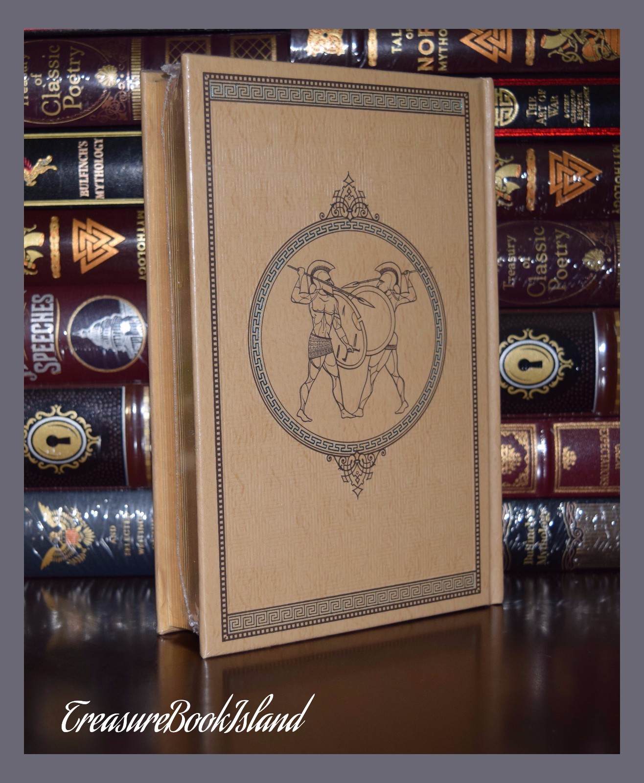 The Iliad and Odyssey by Homer Brand New Sealed Leather Bound Collectible Gift