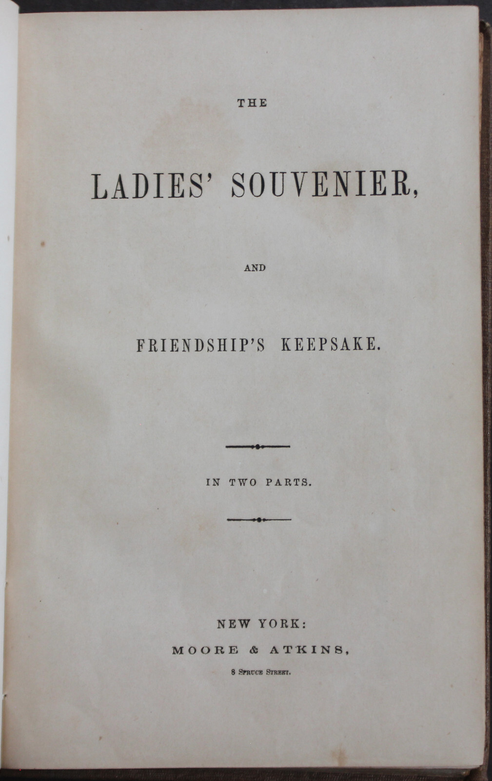 Rare Antique Old Book Ladies Souvenir Friendship Keepsake ~1850s Illustrated ⭐️