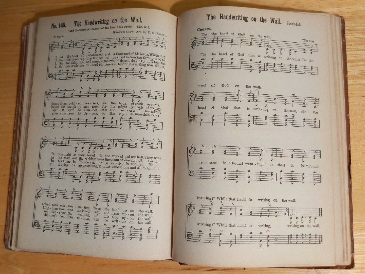 TRIUMPHANT SONGS No.1 by E. O. Excell 1887 HC 224 Pages Excellent condition