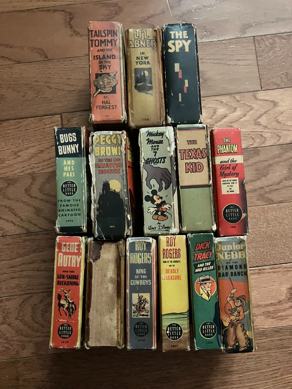 Better Little Books Set of 14 for Children 1936 to 1945 Whitman Publishing USED