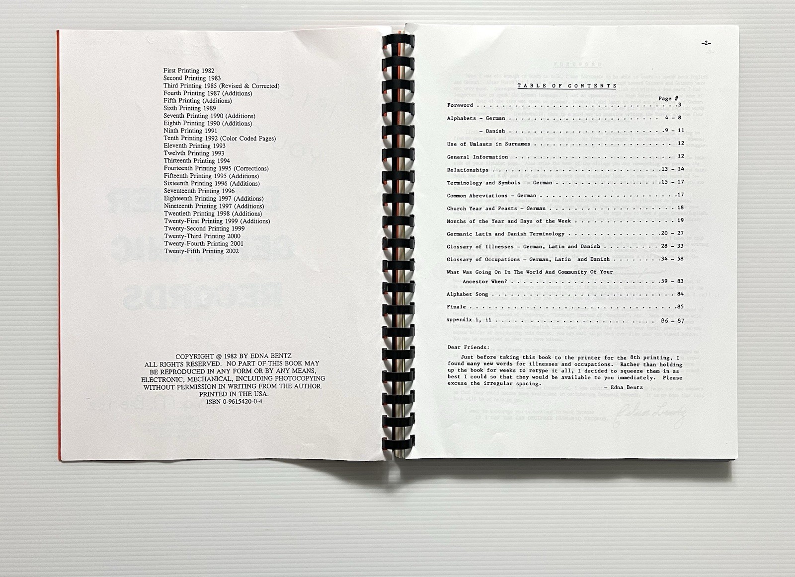 Decipher Germanic Records by Edna M. Bentz Genealogy SB 2002