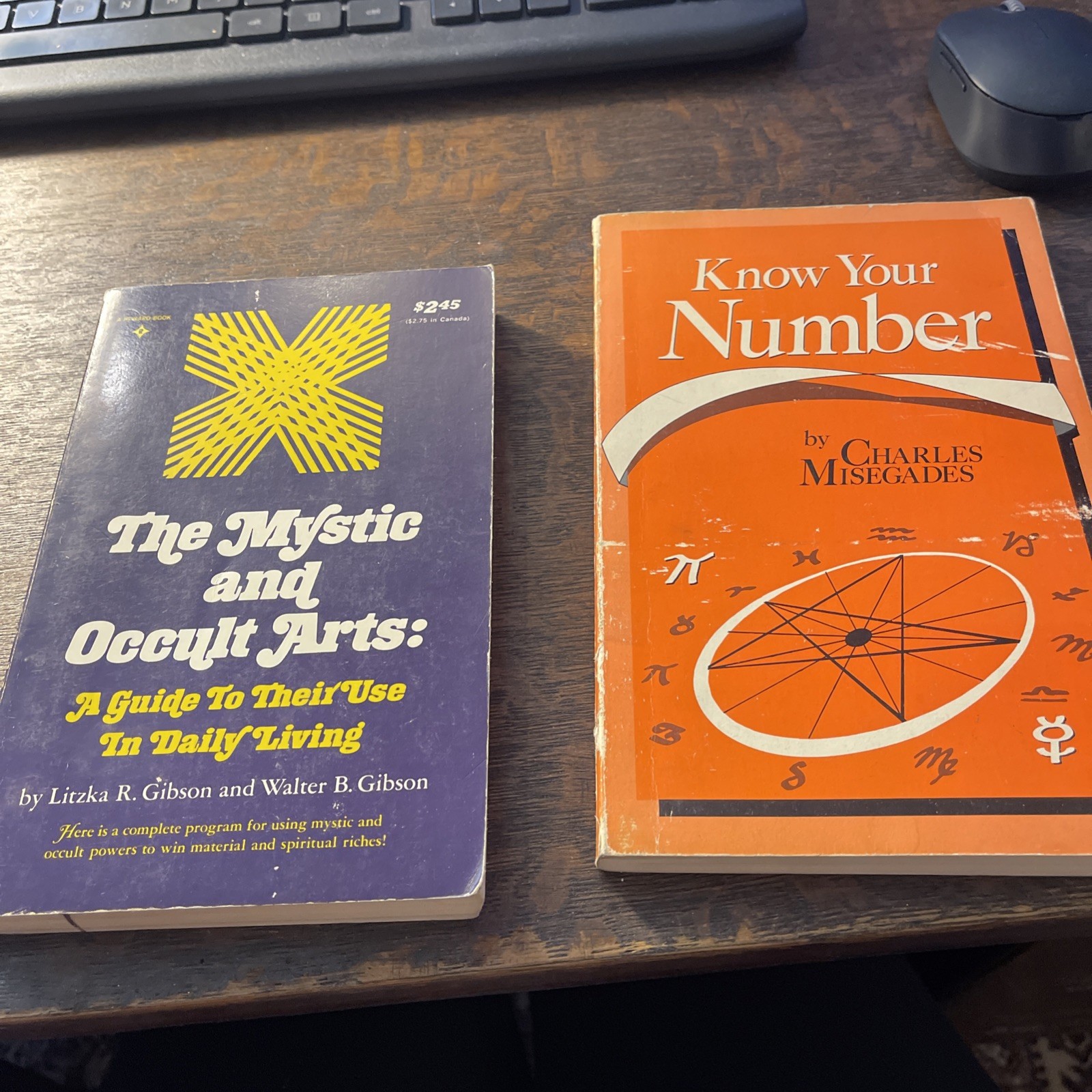 Vintage 1970s Occult Psychic ESP Book Lot Edgar Cayce Numerology Dreams 5 Book