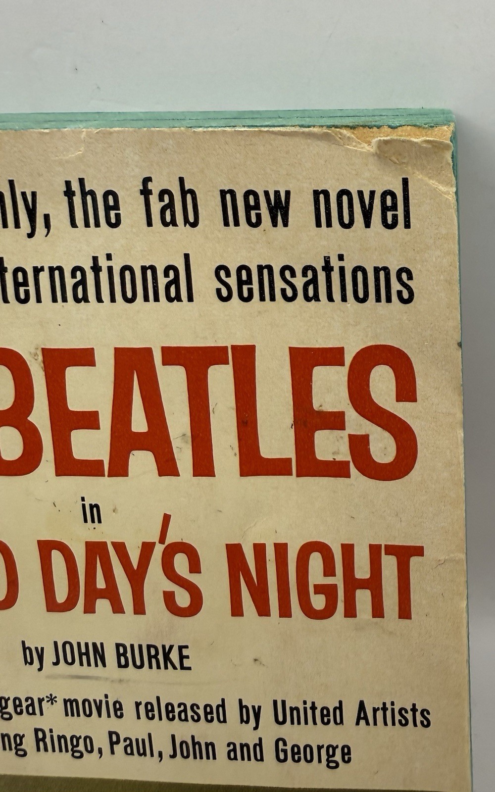 THE BEATLES IN A HARD DAY’S NIGHT 1964 JOHN BURKE PHOTO INSERTS