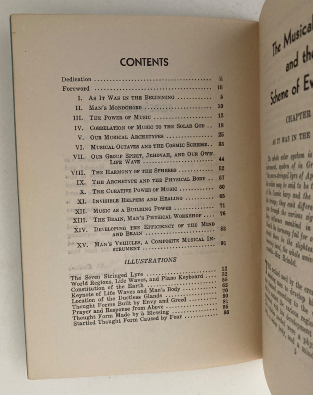 The Musical Scale and the Scheme of Evolution 1949 Rosicrucian Fellowship