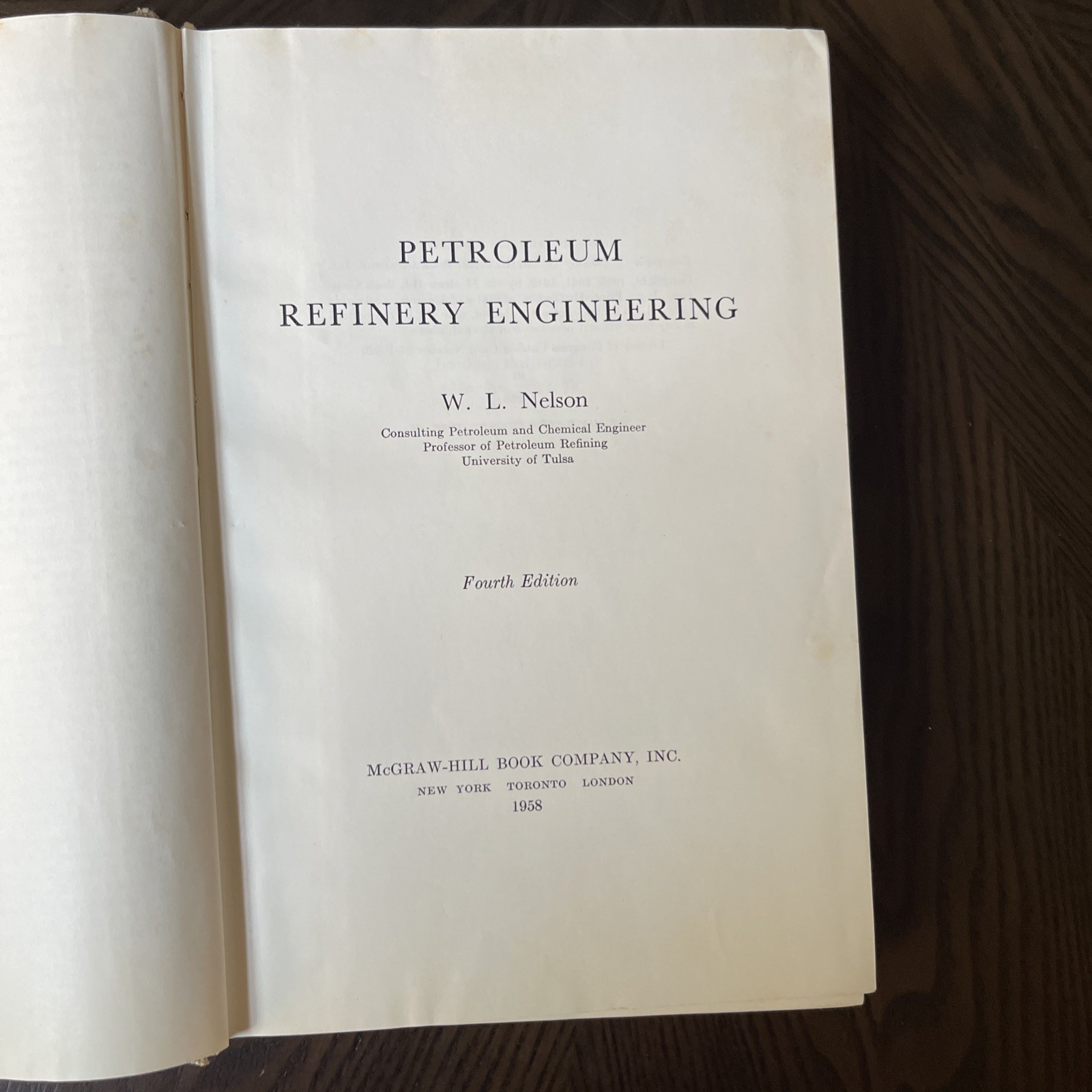 4 VTG McGraw Hill Chem. Eng.- Petroleum, Stoichietry, Fundamentals, Tech Writing