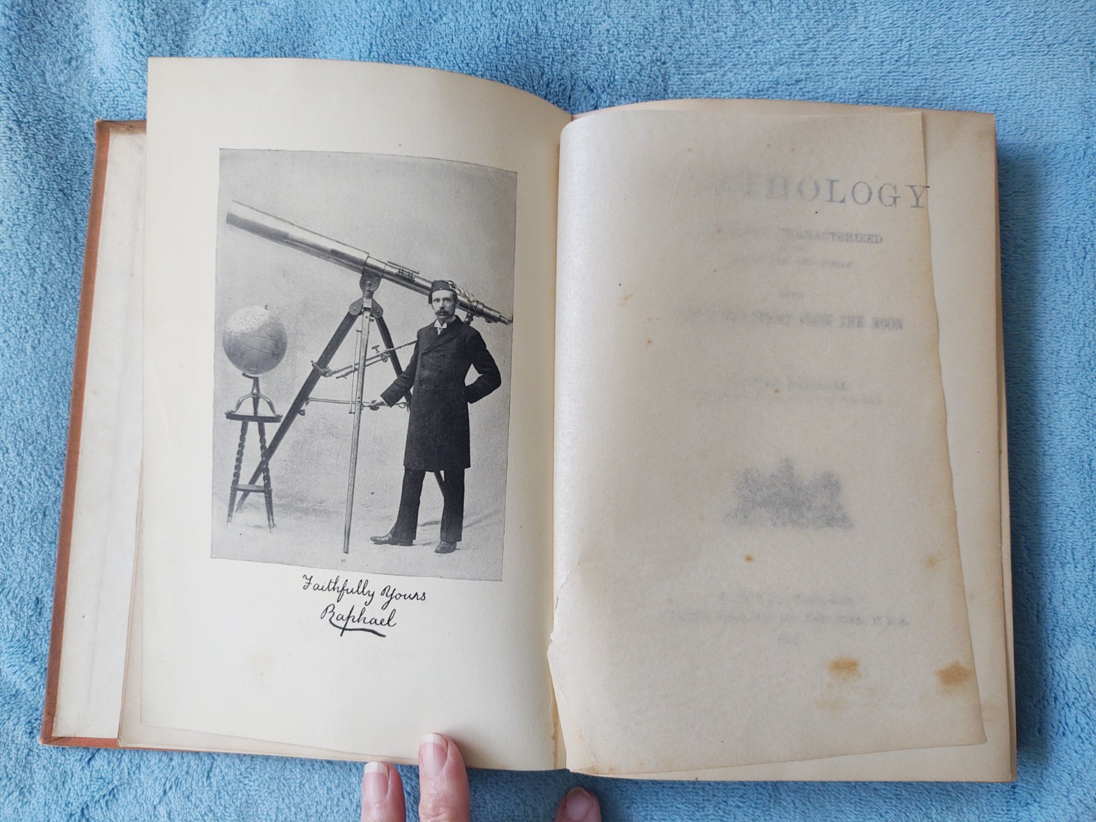 Earthology Humanity Characterized Raphael 1901 Antique Astrology Hardcover Book