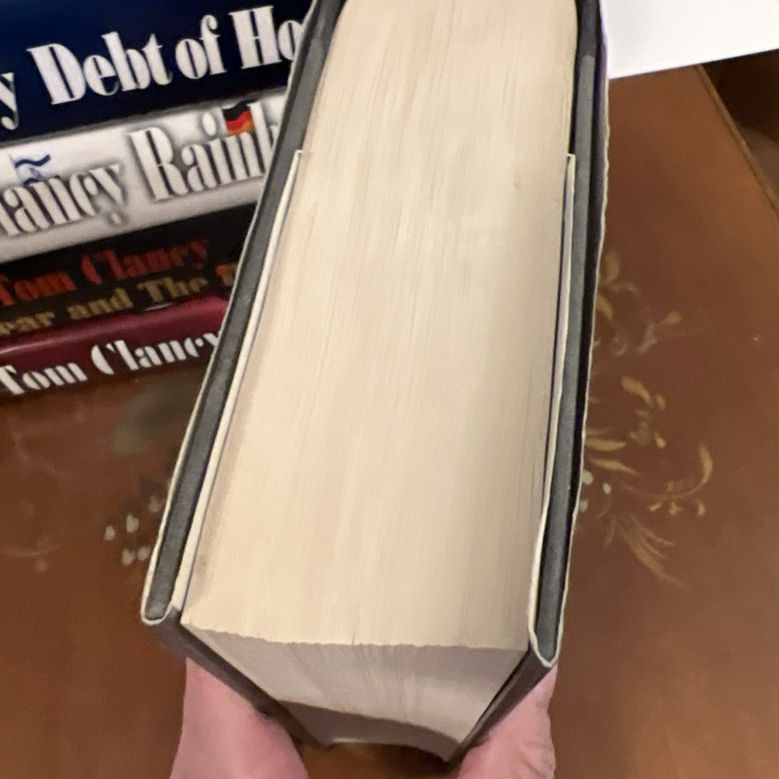 Tom Clancy-The Sum Of All Fears Jack Ryan 1st Print-1st Edition-1991 HCDJ-VTG