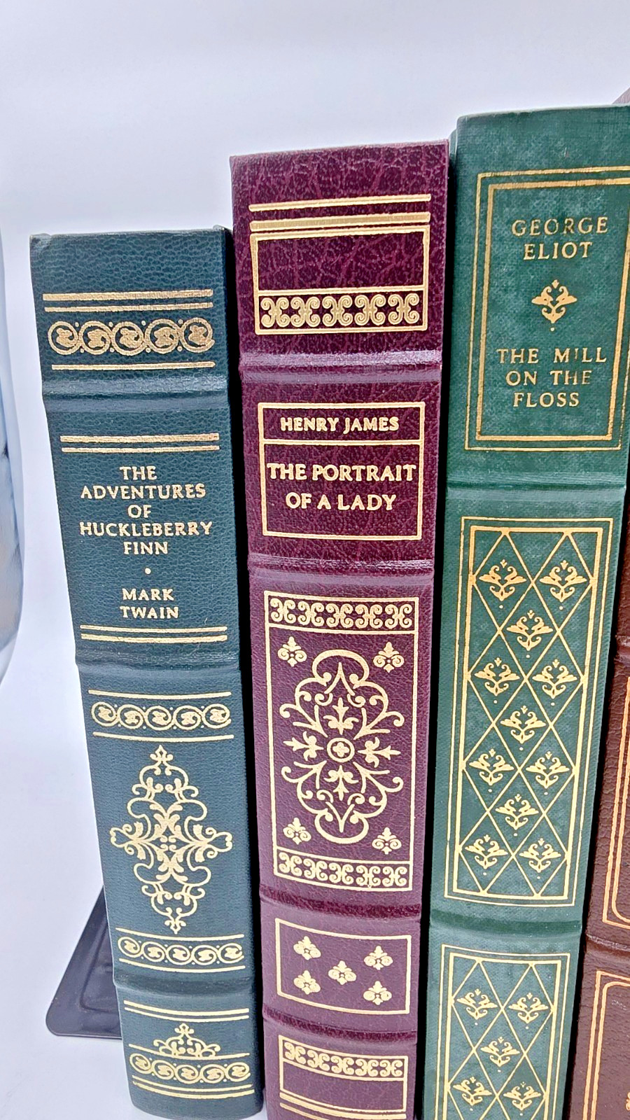 LOT 15 FRANKLIN LIBRARY LEATHER BOUND BOOKS COLLECTION LOT, GOLD GILDED