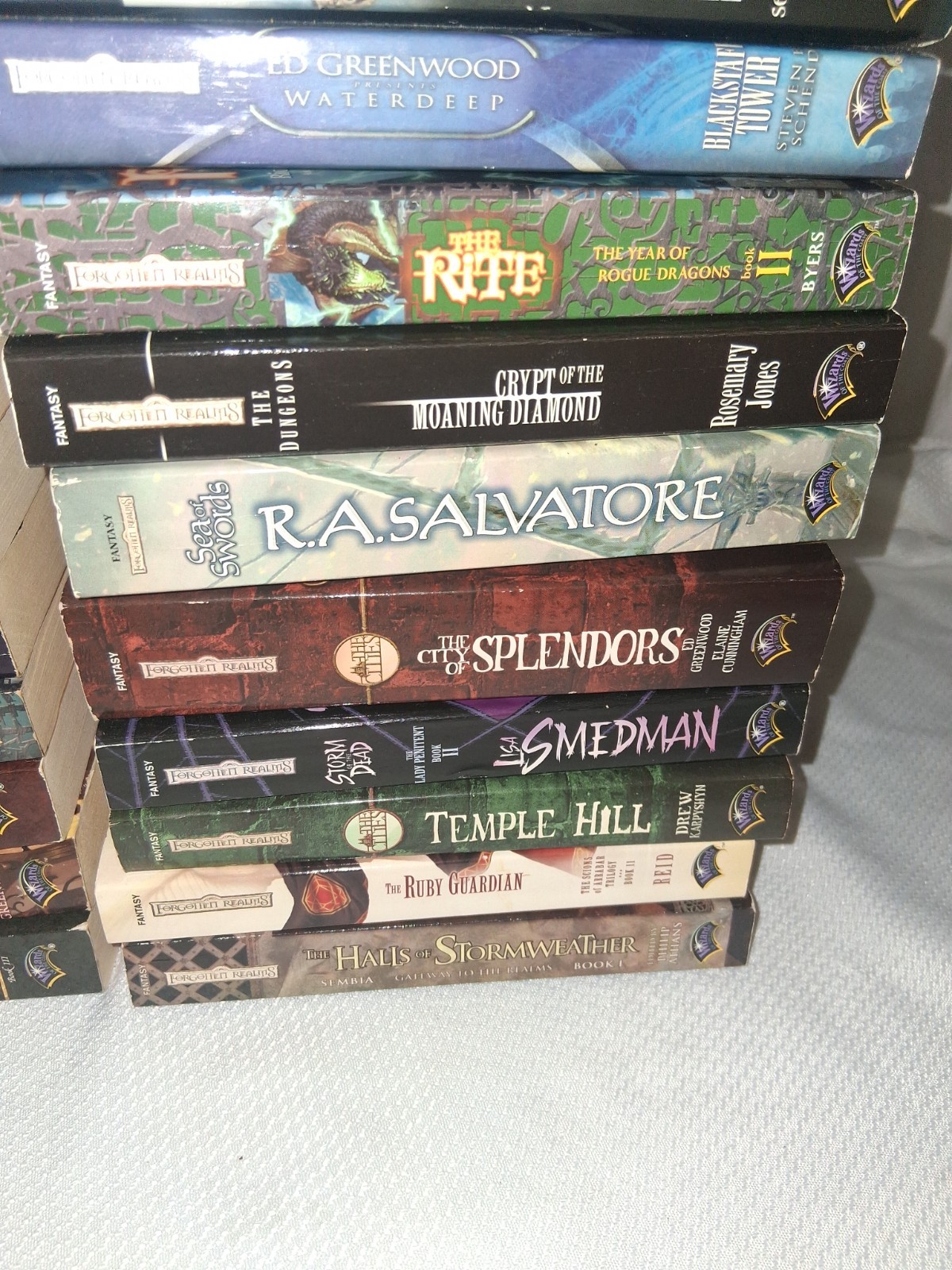 Forgotten Realms Wizards Of The Coast Mixed Book Lot Of 28