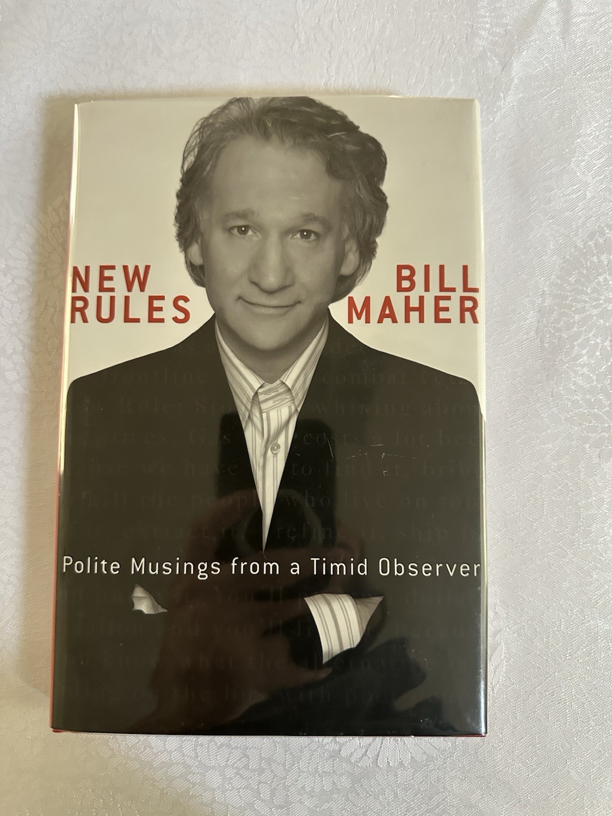 Bill Maher Signed 1st Edition New Rules Book + COA HBO Political Humor Comedy