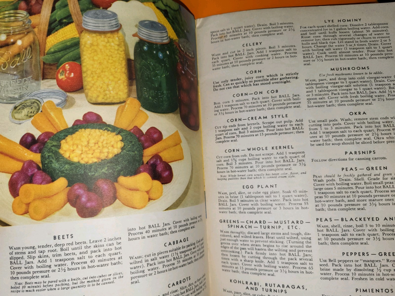 Vintage 1943 1983 Ball Blue Book & Kerr Canning Instructional Book Cookbooks Lot