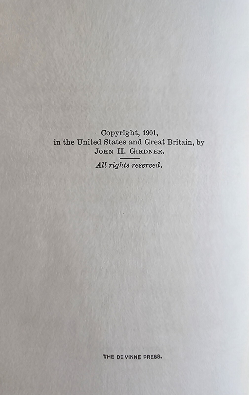 Newyorkitis, John H. Girdner, M.D.