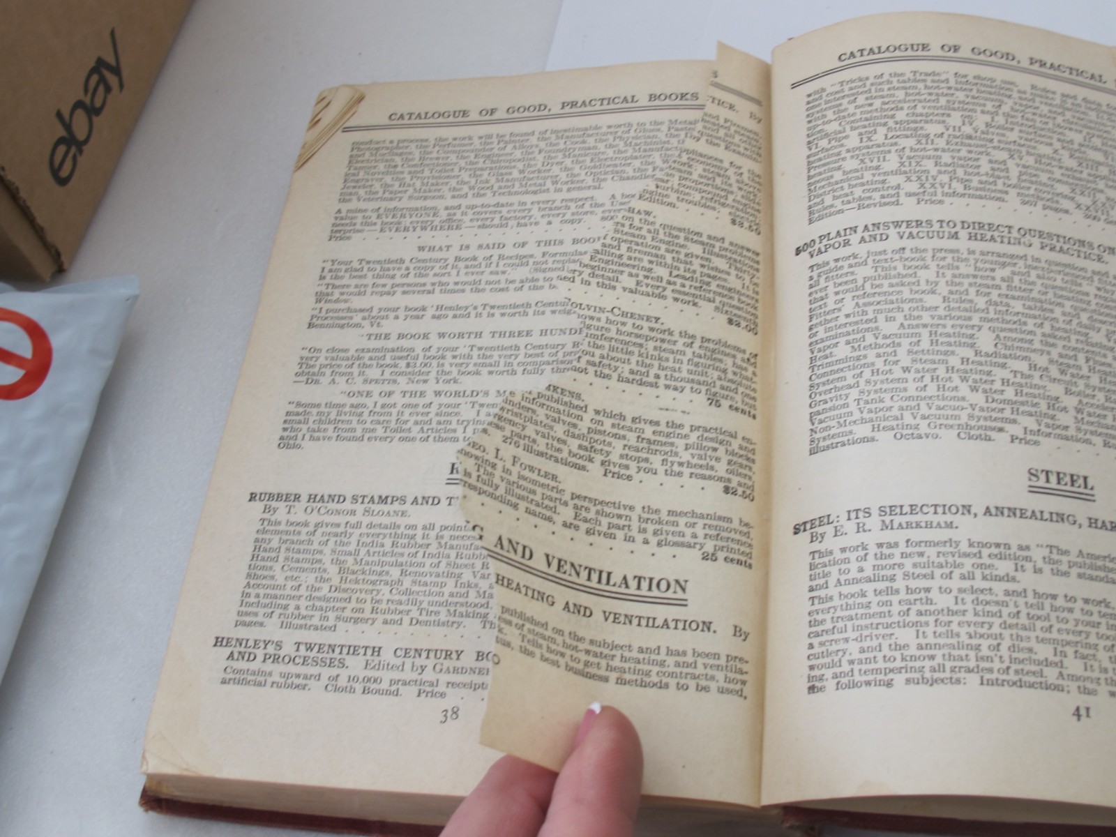 1924 Motorcycle & Side Cars Book Victor Page Antique Original