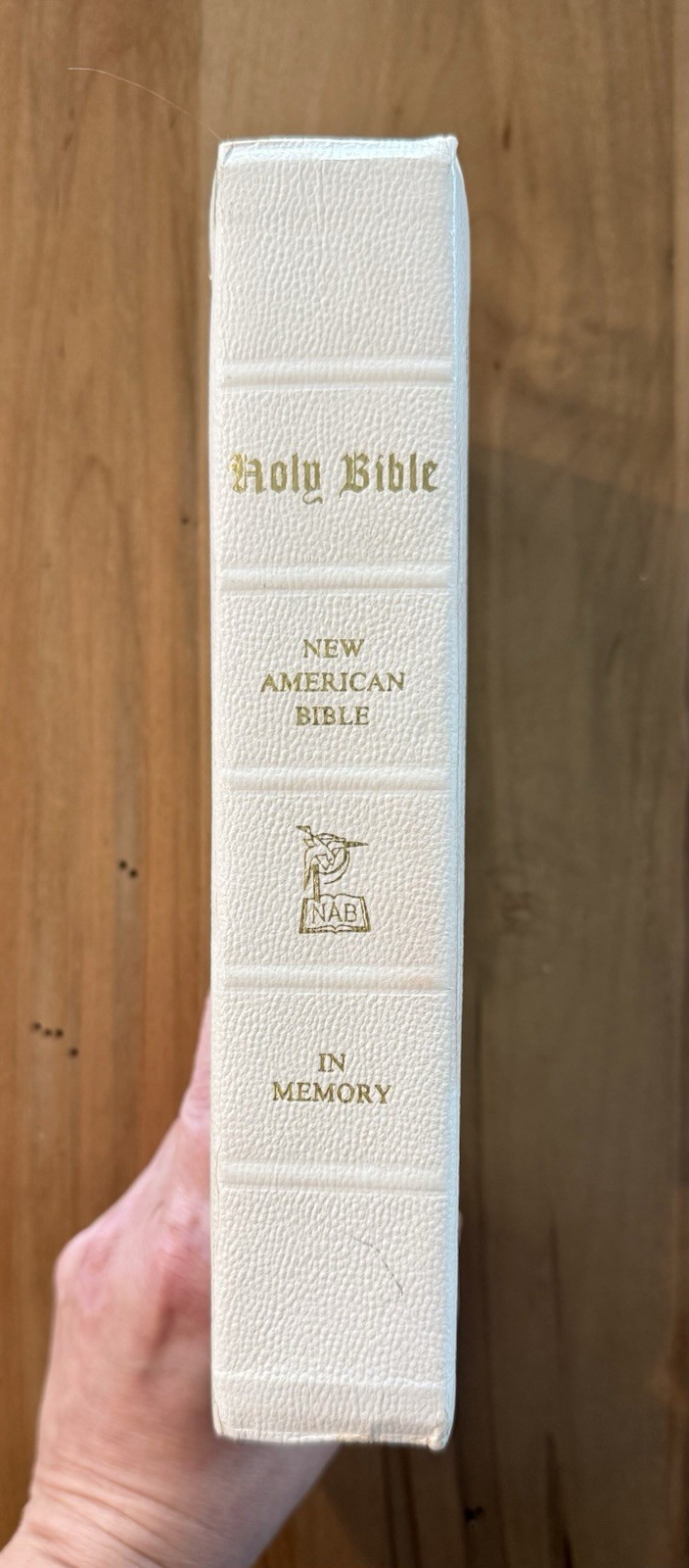 Vintage Leather 1969 Memorial Edition Holy Bible Franciscan Herald Press