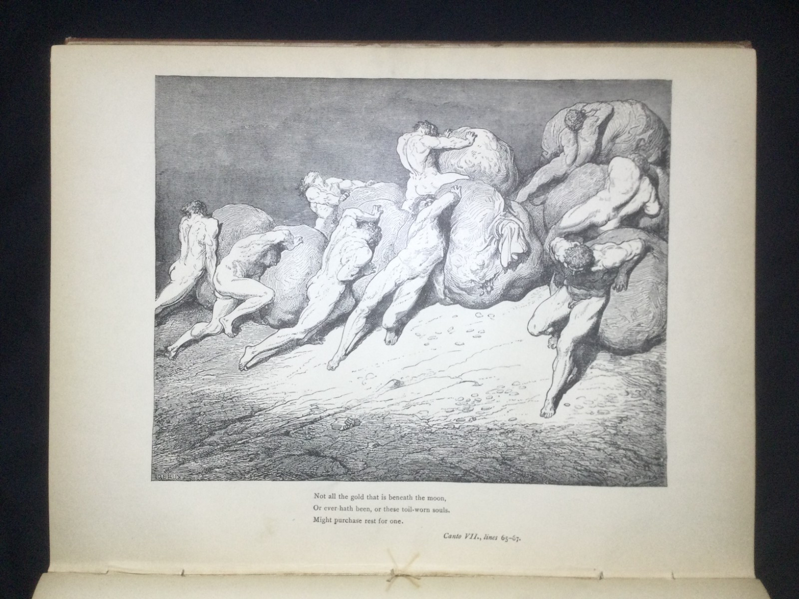 “Dante’s Inferno” Tr. H. Cary. Pub. Collier, 1884. Illus: Gustave Doré