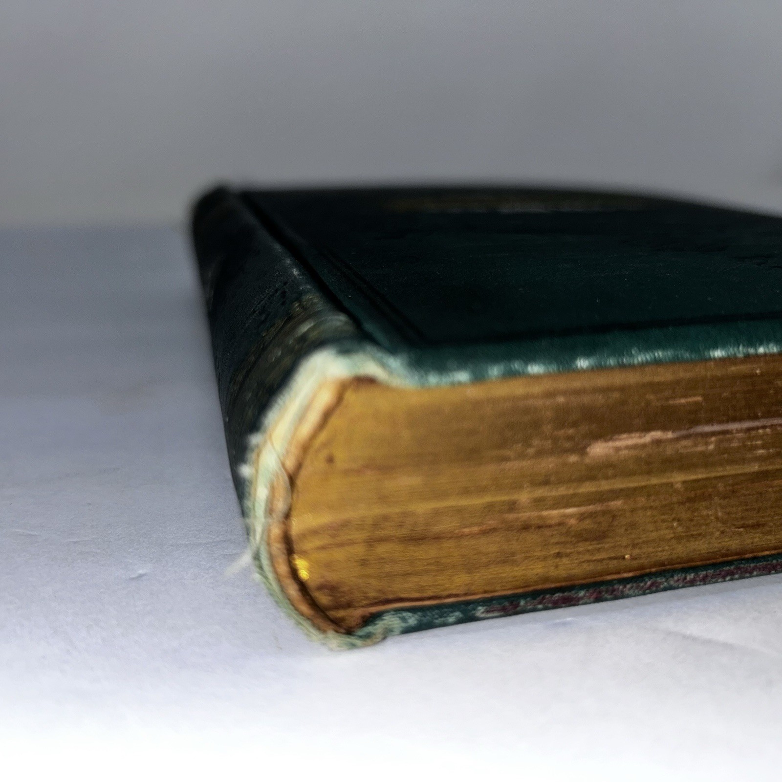 Antique Tennyson Poems Hurst & Co New York Hardcover Victorian Book As Is